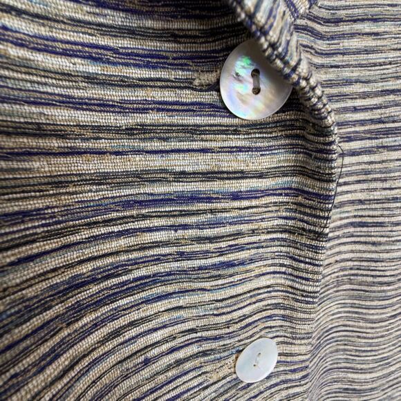 Vintage Handwoven Silk Blazer Jacket | Made in USA, Women’s Large - Picture 7 of 11
